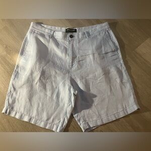 Rodd & Gunn 100% Linen Shorts Aquamarine